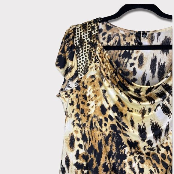 Women animal print blouse - Picture 13 of 14